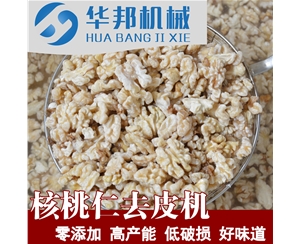 全自動核桃仁去衣機 華邦機械