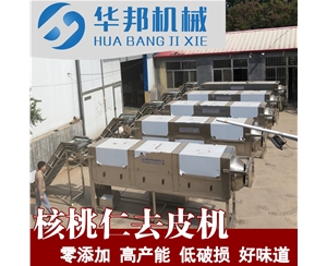 華邦 純物理 【核桃仁去皮設(shè)備】核桃仁去皮機(jī)