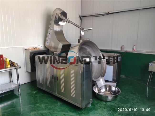 華邦琥珀核桃仁加工設(shè)備 自動化攪拌炒鍋